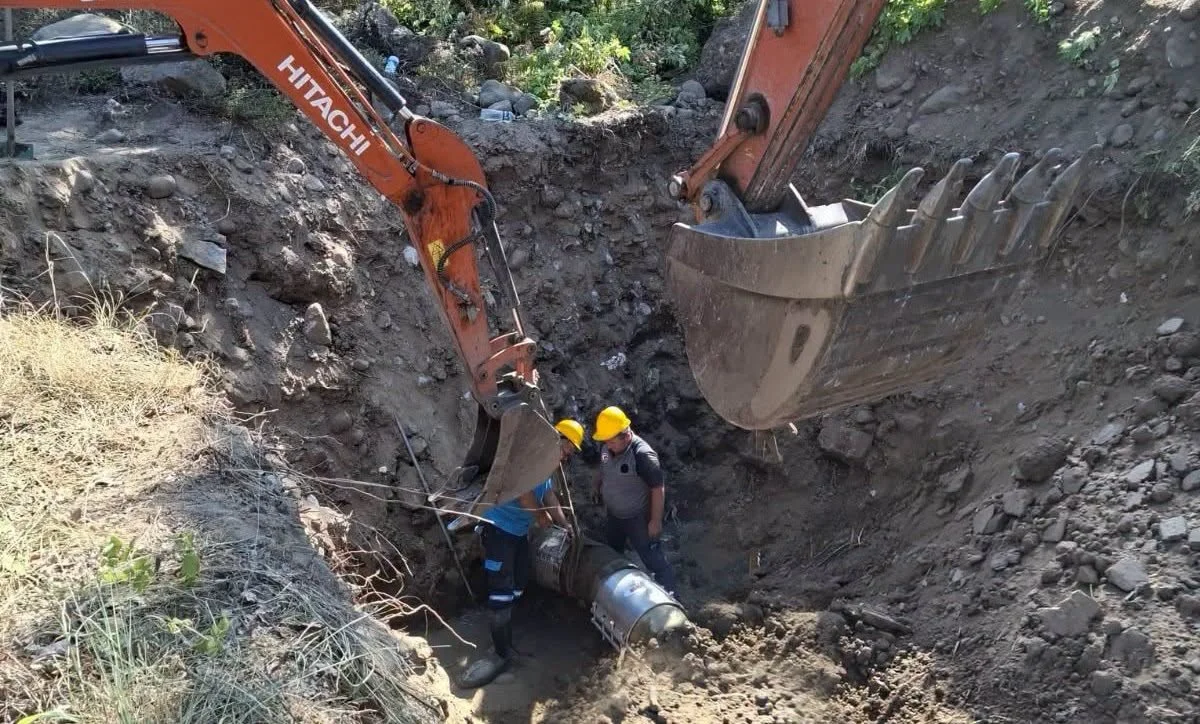 BASKİ Gönen'in 40 Yıllık Su Hattını Onardı