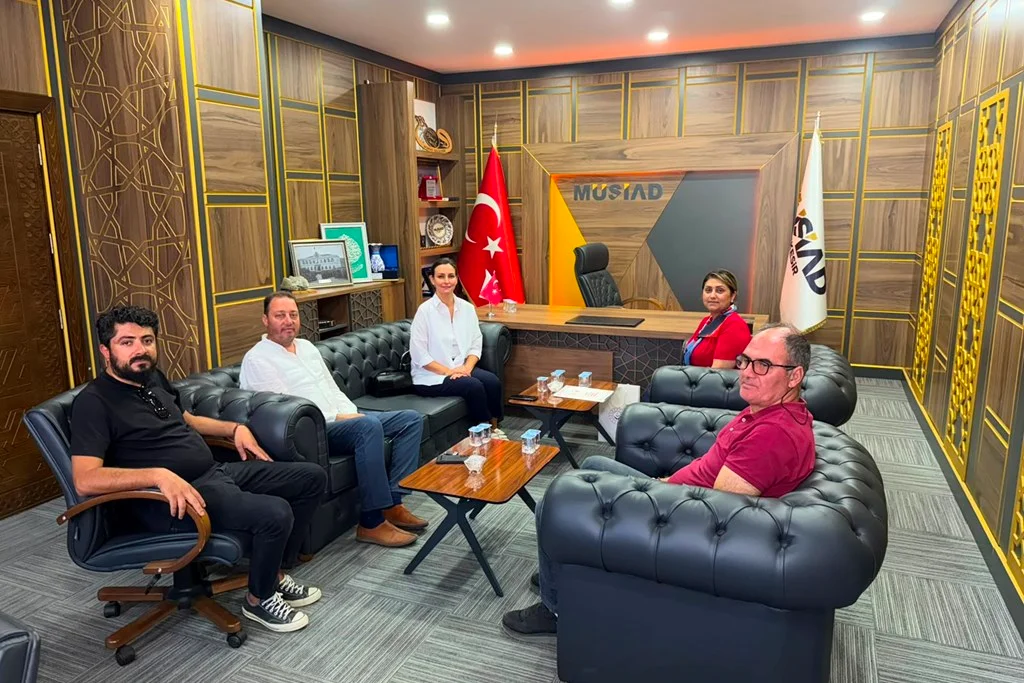Sosyal Hizmetler Müdürü Böçkün MÜSİAD Balıkesir Temsilcisiyle Görüştü